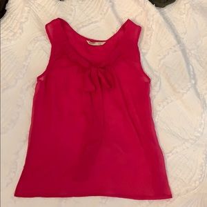 Hot pink tank